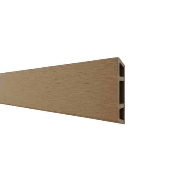 GartenLand Musterstück Rhombus WPC Zaun Set Stockholm Karamellbraun 20 cm