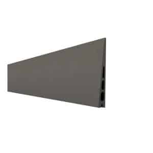 GartenLand Musterstück WPC Zaun Set Schwedenprofil Schiefergrau 20 cm