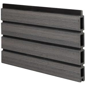 GartenLand Musterstück WPC Zaun Set Shadowline Amethystgrau 20 cm