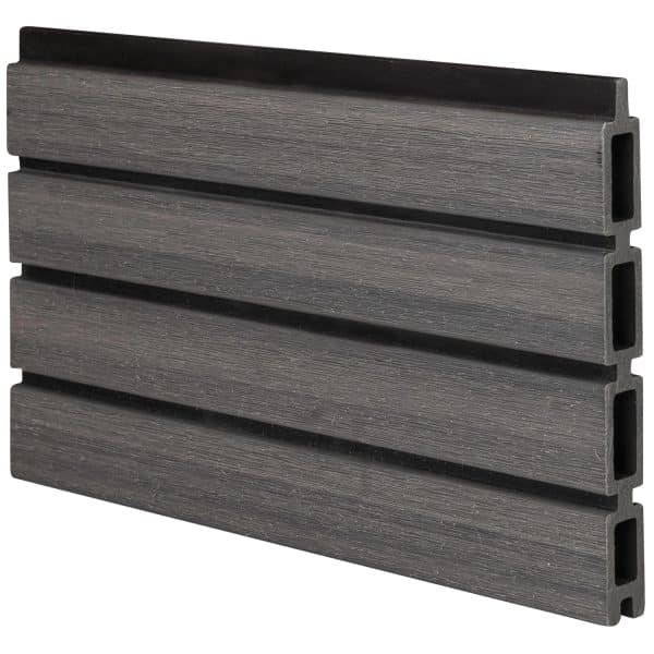 GartenLand Musterstück WPC Zaun Set Shadowline Amethystgrau 20 cm