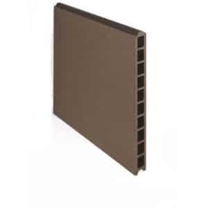 GartenLand Musterstück WPC Zaun Set XL Ameland Schokobraun 20 cm