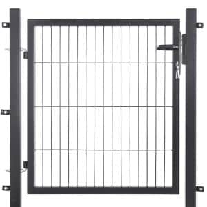 Gartentor Basic für Doppelstabmattenzaun Anthrazit 100 cm x 180 cm