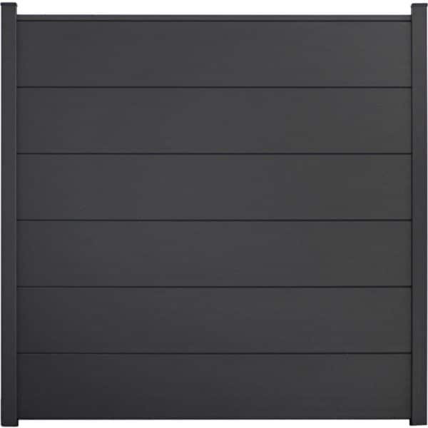 GroJa BasicLine Stecksystem Komplettset Anthrazit 180 x 180 cm