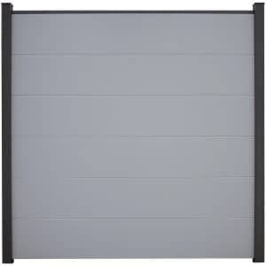 GroJa BasicLine Stecksystem Komplettset Silbergrau 180 x 180 cm