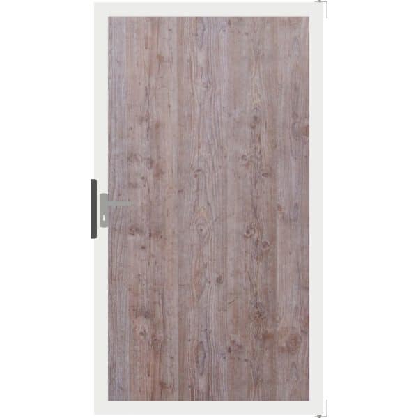 GroJa Sichtschutztor Premo Universal mit Alu-Rahmen 100x180x0