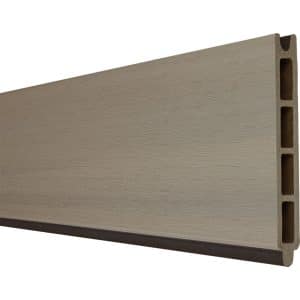 GroJa Solid Einzelprofil Steckzaun 15 cm x 180 cm Bi-Color Braun
