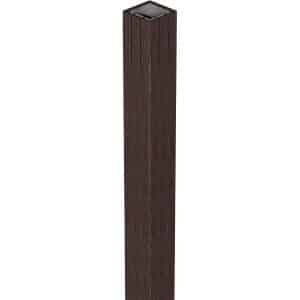 GroJa Solid Fertigzaun Torpfosten zum Einbetonieren 7 x 7 x 240 cm Anthrazit