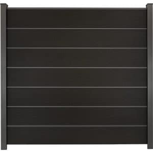 GroJa Solid Grande Premium Steckzaunsystem 180 x 180 cm Schwarz