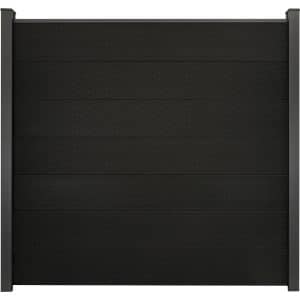GroJa Solid Grande Steckzaunsystem 180 x 180 cm Schwarz