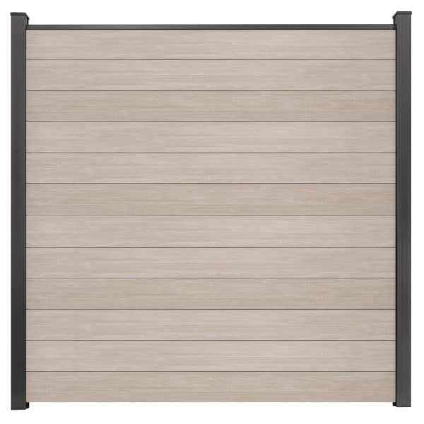 GroJa Steckzaun Schmal Basicline 180 cm x 180 cm Sheffield Oak