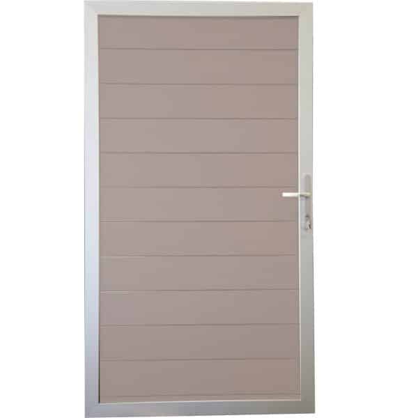 GroJa Steckzaun Solid Tor Universal 100 cm x 180 cm Bi-Color Sand