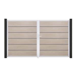 GroJa Tor 2-flg. Basicline Premium Sheffield Oak EV1 306 cm x 180 cm DIN Rechts