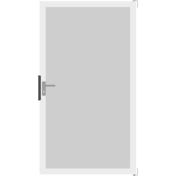 GroJa Tor Ambiente Universal mit Alu-Rahmen 100 cm x 180 cm x 0