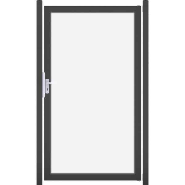 GroJaAmbiente Tor Klarglas Rahmen DB703