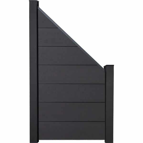GroJaSolid Grande Schräg 90 cm x 180/90 cm Anthrazit