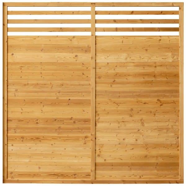 Home Deluxe Holz-Sichtschutzzaun Soma 1 Element Natur