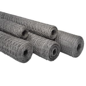 Karat Drahtzaun für Garten und Kleintiere 1 x 10 m Sechseckgeflecht Maschenweite 13 mm Verzinkt