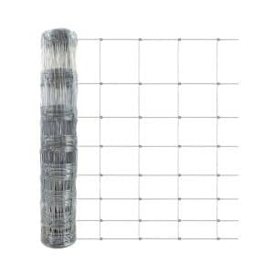 Karat Wildzaun Verzinkt 1 x 50 m Knotengitter Forstzaun Wildschutz Maschenbreite 15 cm L 100/8/15