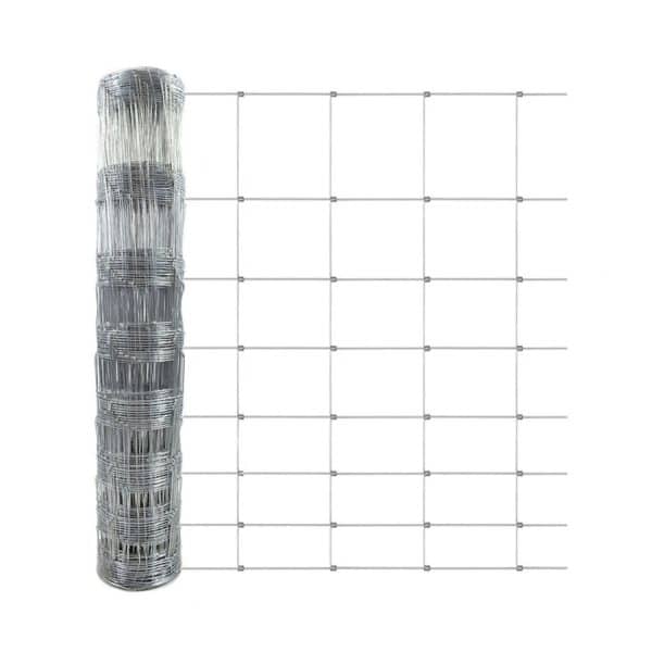 Karat Wildzaun Verzinkt 1 x 50 m Knotengitter Forstzaun Wildschutz Maschenbreite 15 cm L 100/8/15