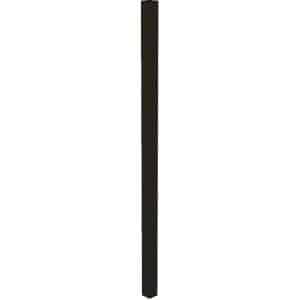 Klobenpfosten f. Doppeltor Chaussee und Circle Matt Schwarz 180 cm