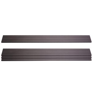 MCW 4er Set Latten Für WPC-Sichtschutz Savoie Bretter Windschutz Ca. 1qm - 180cm Anthrazit