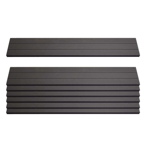 MCW 7er Set Latten Für WPC-Sichtschutz Savoie Bretter Windschutz Ca. 1qm - 90cm Anthrazit