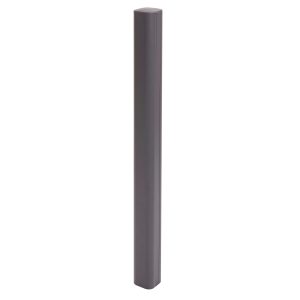 MCW Alu-Pfosten Savoie-WPC-Zaun Pfeiler Pfahl Stecksystem - 98cm Grau