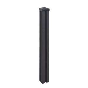 MCW WPC-Pfosten Savoie-WPC-Zaun Pfeiler Pfahl Stecksystem - 98cm Anthrazit