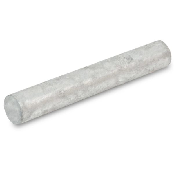 Niederberg Metall Einschlagwerkzeug für Bodenhülse  20 cm x Ø30 mm Silber