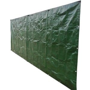 Noor Sichtschutzplane Profi 180 cm x 500 cm Grün 140 g/m² Sichtschutz