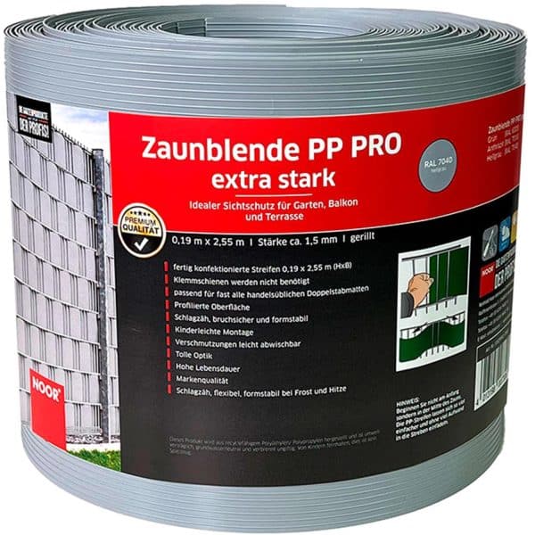 Noor Sichtschutzstreifen PP Pro Extrastark 0