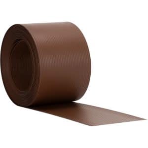 Noor Sichtschutzstreifen PVC Zaunblende Hart 19 cm x 255 cm Nussbraun