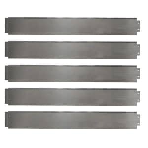 OK-Living Rasenkante Silber 100 x 14 cm 35 Meter