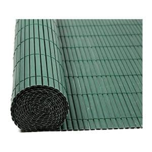 PROREGAL Fi-Chi – Premium Sichtschutzmatte Zaun Sichtschutz PVC- Sichtschutzmatte Gartensichtschutz Höhe 2 m Länge 3 m HxL 2 x 3 m Grün