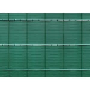 PVC-Sichtschutzstreifen Grün profiliert 24 cm x 201