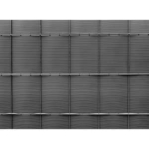 PVC-Sichtschutzstreifen auf Rolle Anthrazit 24 cm x 201