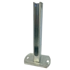 Pfostenfußplatte Schmal 30 cm x 15 cm x 10 cm Verzinkt