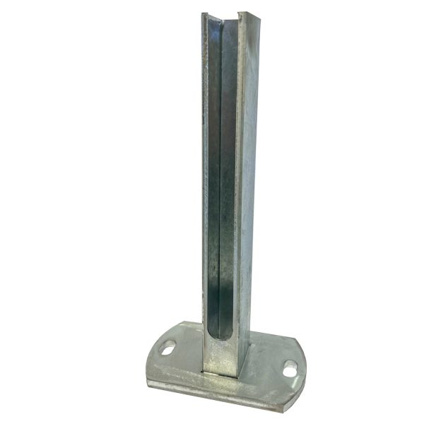 Pfostenfußplatte Schmal 30 cm x 15 cm x 10 cm Verzinkt