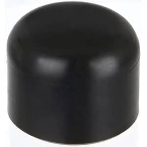 Pfostenkappe rund Kunststoff Schwarz 34 mm