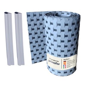 Primaflor Sichtschutzstreifen Polyrattan Grau/Anthrazit