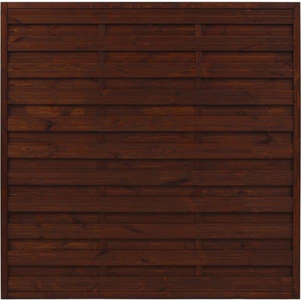 Sichtschutzzaun Classic 180 cm x 180 cm Braun