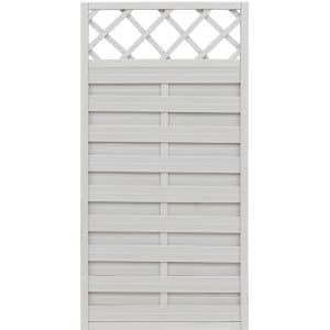 Sichtschutzzaun-Element Country Grau lasiert 180 cm x 90 cm