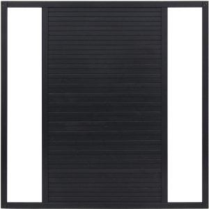 Sichtschutzzaun Element Duo Anthrazit 180 cm x 180 cm