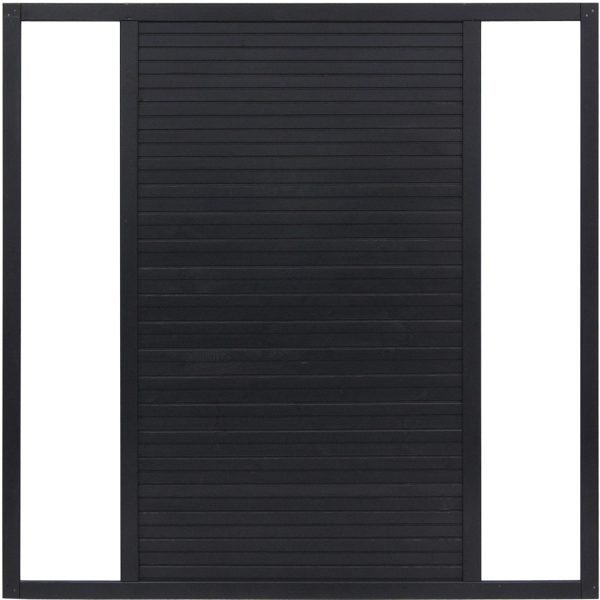 Sichtschutzzaun Element Duo Anthrazit 180 cm x 180 cm