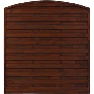 Sichtschutzzaun Element München Braun 180/195 cm x 180 cm