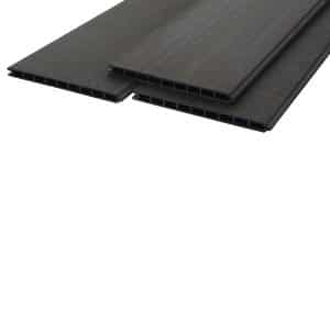 Sichtschutzzaun-Element Paneel XL 3 Stück WPC Anthrazit 177 cm x 29 cm x 2