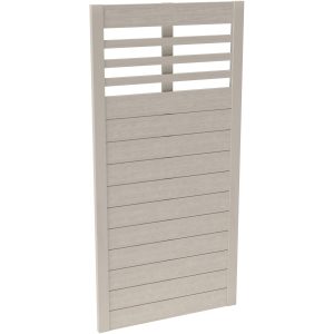 Sichtschutzzaun-Element Soho Cream lackiert 180 cm x 90 cm