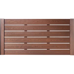Sichtschutzzaun-Element Typ 136 180 cm x 90 cm Tabakfarben