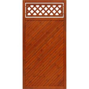 Sichtschutzzaun Toulon 180 cm x 90 cm Teak