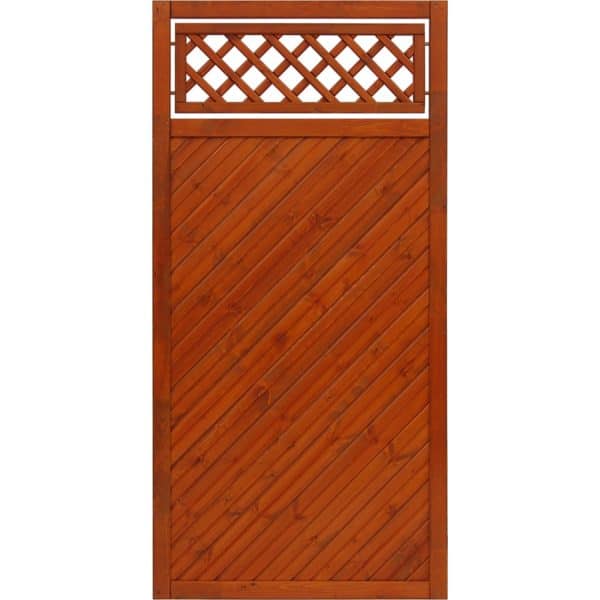Sichtschutzzaun Toulon 180 cm x 90 cm Teak
